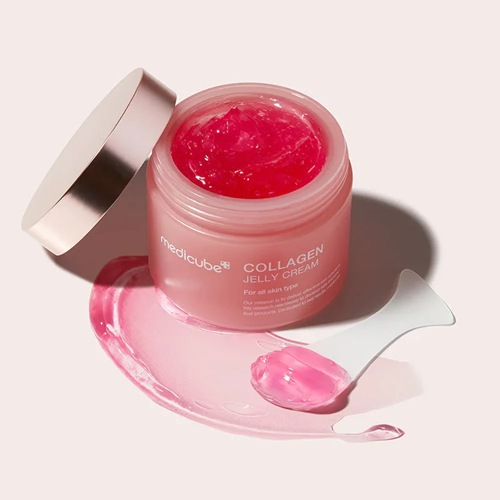 Crème gel Medicube Collagen Jelly Cream pour un effet glass skin.