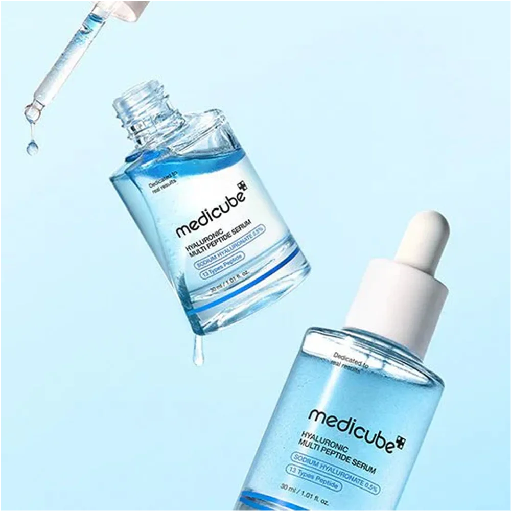 Sérum hydratant Medicube Hyaluronic Multi Peptide aux 13 peptides.
