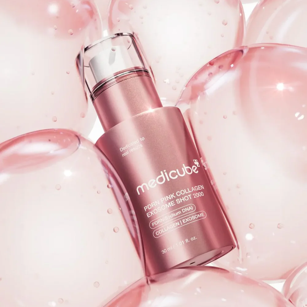 Booster régénérant Medicube PDRN Pink Collagen Exosome Shot 2000.