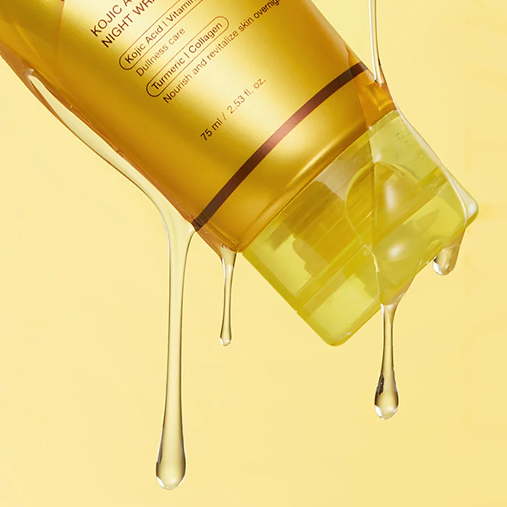 Masque de nuit Medicube Kojic Acid & Turmeric pour l'éclat.